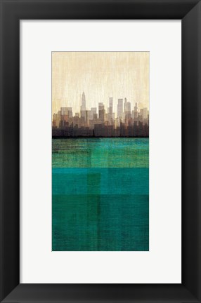 Framed Metropolitan Jewel-Box - Emerald Print