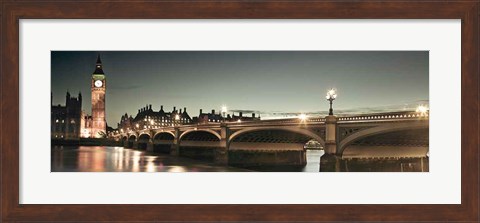 Framed London Lights Print