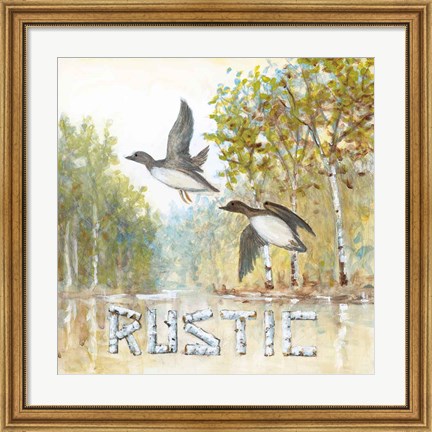 Framed Rustic Print