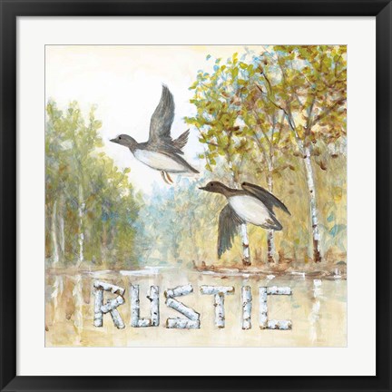 Framed Rustic Print