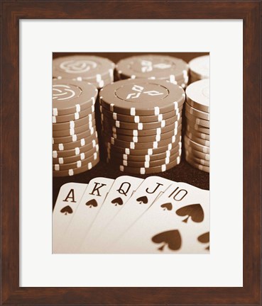 Framed Poker Print