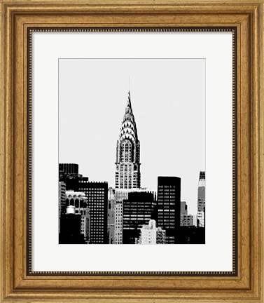 Framed Vintage NY II Print