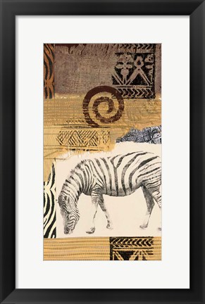 Framed Safari I Print