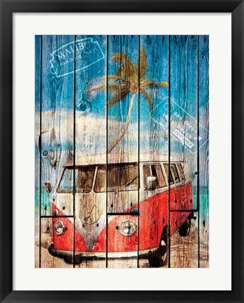 Framed La Playa Print