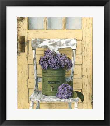 Framed Cottage Bouquet I Print