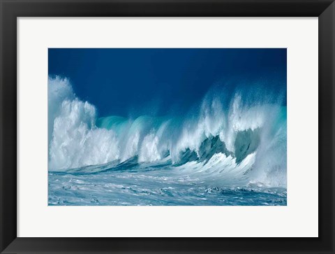 Framed Breaking Waves Print