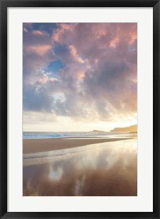 Framed Secret Beach Sunrise II Print