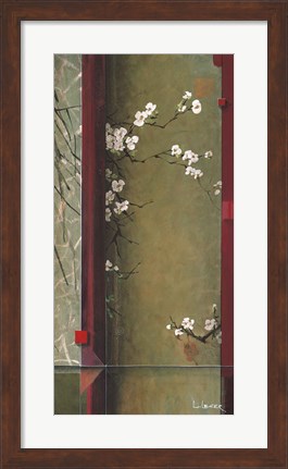 Framed Blossom Tapestry I Print