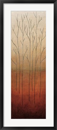 Framed Branch Rouge II Print