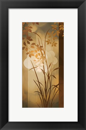 Framed Golden Heights I Print