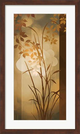 Framed Golden Heights I Print