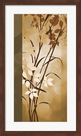 Framed Golden Heights II Print