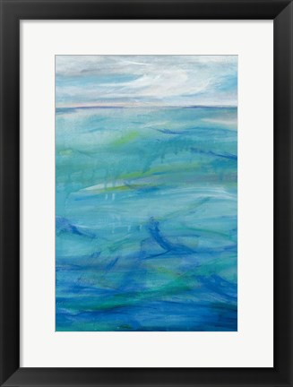 Framed Deep Blue I Print