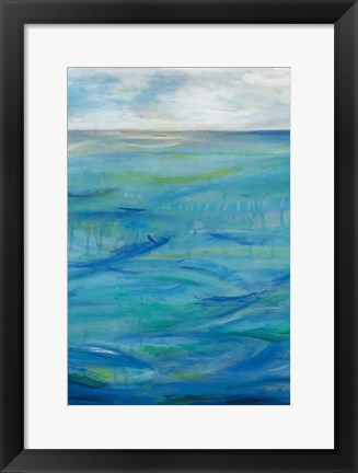 Framed Deep Blue II Print