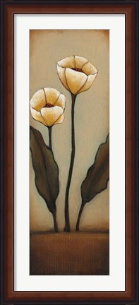 Framed Jardin de Flores I Print