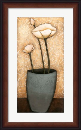 Framed Mon Jardine I Print