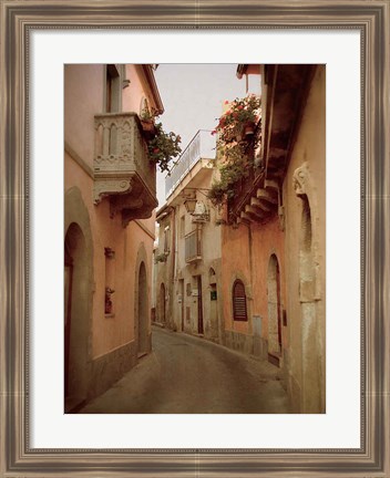 Framed Forza D&#39;Argo Alleyway II Print