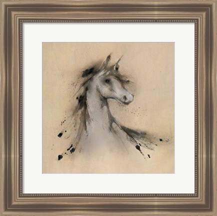 Framed Horse Play I Print