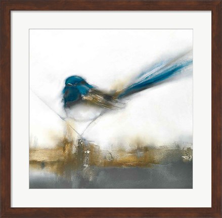 Framed Little Blue II Print