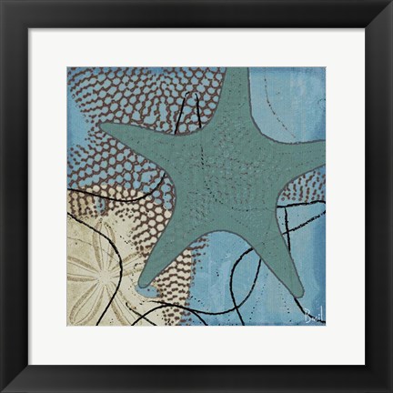 Framed Ocean&#39;s Delight I Print