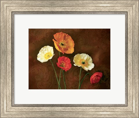 Framed Poppy Perfection I Print