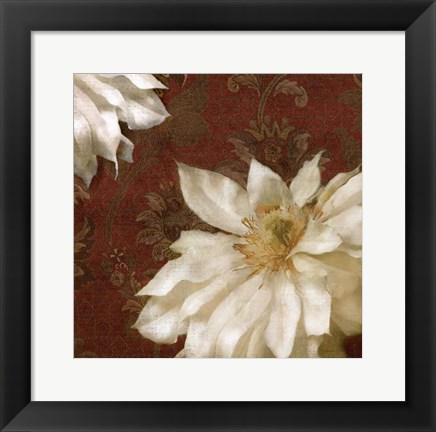 Framed Royal Clematis II Print