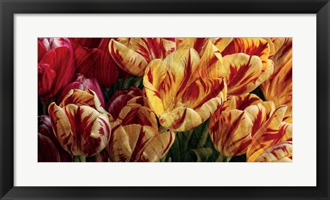 Framed Floral Tapestry Print