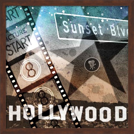 Framed Sunset Blvd Print