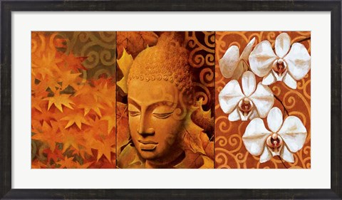 Framed Buddha Panel II Print