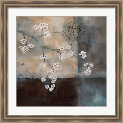 Framed Abstract &amp; Natural Elements I Print