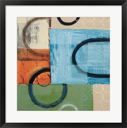 Framed Going in Circles Print