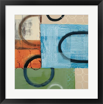 Framed Going in Circles Print