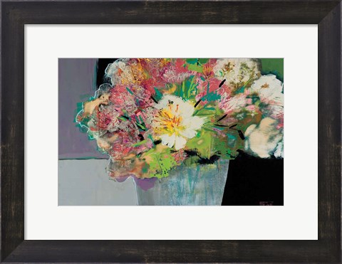 Framed Flower Market Print