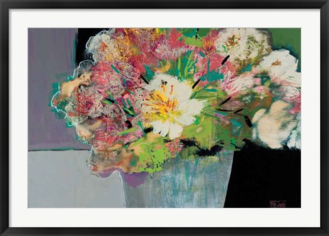 Framed Flower Market Print