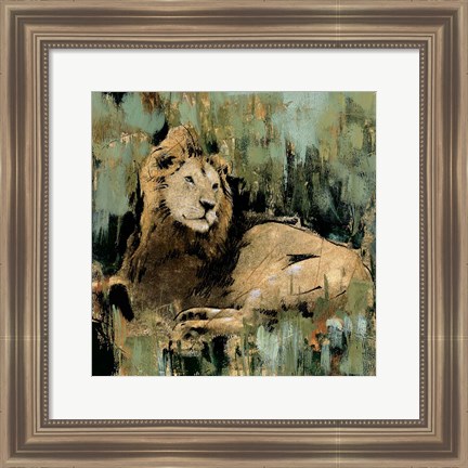 Framed Heart of the Jungle II Print