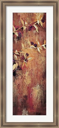 Framed Sienna Berries II Print