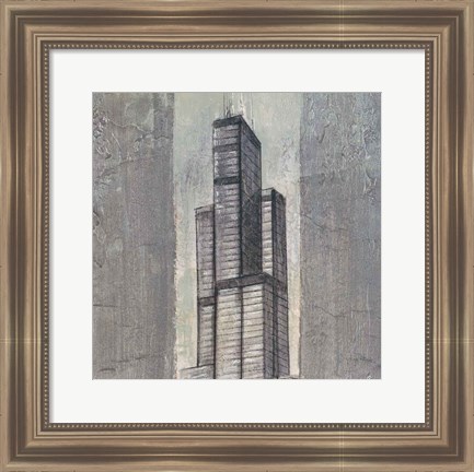 Framed Chicago I Print