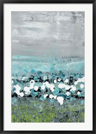 Framed Aqua Motion Print