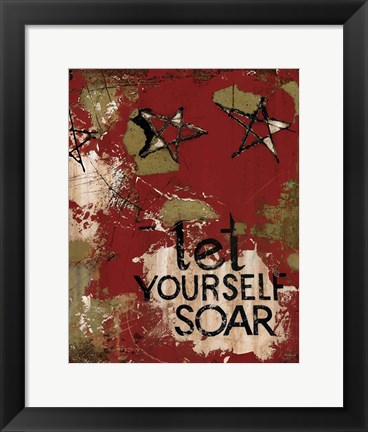 Framed Let Yourself Soar Print