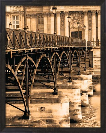 Framed Ponts des Arts - Dtail Print