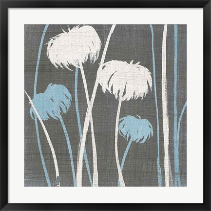 Framed Textile I Print