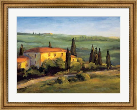 Framed Tuscan Morning Print
