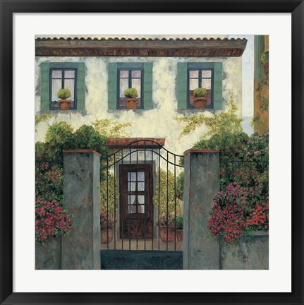 Framed Three Windows Print