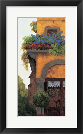 Framed Verona Balcony I Print