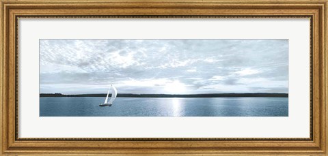 Framed Sunset Sailing Print