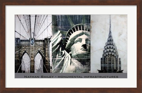 Framed Monumental Infrastructures Print