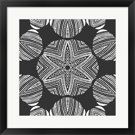 Framed Kaleidoscope Duo III Print