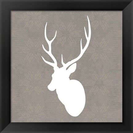 Framed Buck I Print