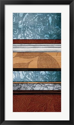 Framed Pillars of Pattern I Print