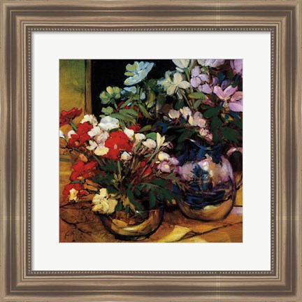 Framed Bouquet For Two Print